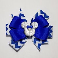 3.5" Electric Blue Glitter 