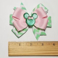 3.5" Pink Mint Glitter 