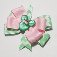 3.5" Pink Mint Glitter 