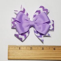 3.5" Light Orchid Purple Glitter 