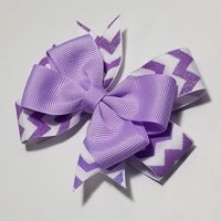 3.5" Light Orchid Purple Glitter 