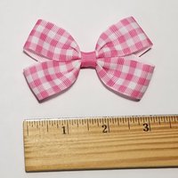 3" Pink Gingham 