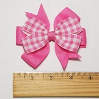 3.5" Pink Gingham