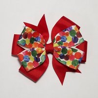 3.5" Rainbow Polka Dot 