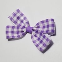 3" Purple Gingham 