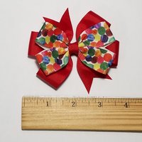 3.5" Rainbow Polka Dot 