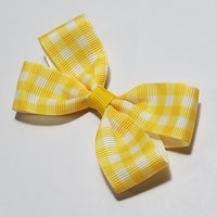 3" Yellow Gingham 