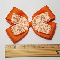 5" Orange Awareness Ribbon 