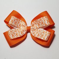 5" Orange Awareness Ribbon 