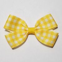 3" Yellow Gingham 