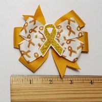 3.5" Gold Awareness Ribbon 