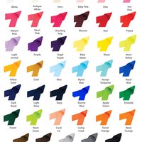 School Spirit / Sport Team Colors (Solids Only) 