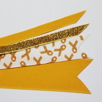 Gold Awareness Ribbon 
