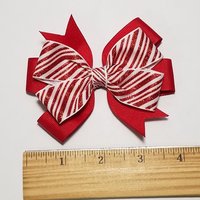 3.5" Candy Cane Stripe Glitter 