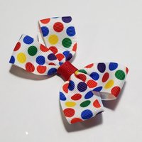 3" Rainbow Polka Dot 