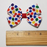 3" Rainbow Polka Dot 