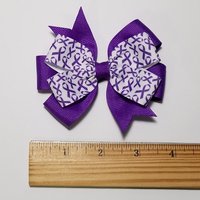 3.5" Purple Awareness Ribbon
