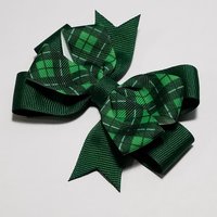 3.5" Green Plaid 