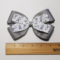 5" Gray Awareness Ribbon 