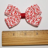 3" Red Awareness Ribbon
