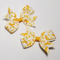 3" Yellow Gold Childhood Cancer 