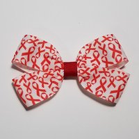 3" Red Awareness Ribbon