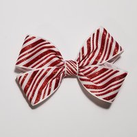 3" Candy Cane Striped Glitter 
