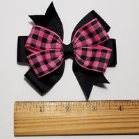 3.5" Pink Buffalo Plaid 