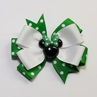 3.5" Emerald Polka Dot