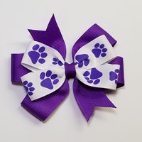 3.5" Purple Paw Print 