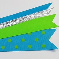 Blue Green Polka Dot 