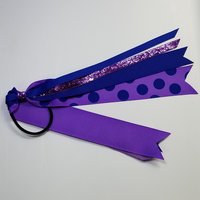 Royal Blue Purple Polka Dot 