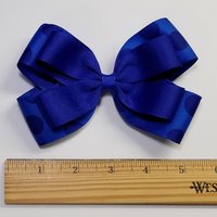 5" Royal Blue Polka Dot 