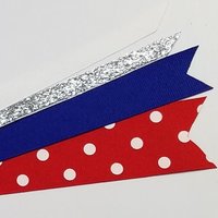 Red White Blue Polka Dot