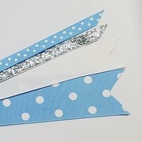 Blue White Polka Dot 