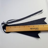 Navy White Polka Dot 