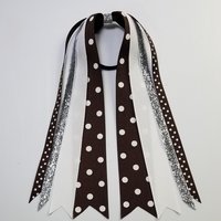 Brown White Polka Dot 