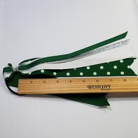 Green White Polka Dot 