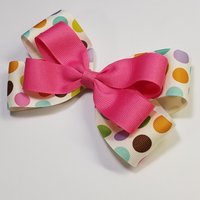 5" Rainbow Polka Dot 