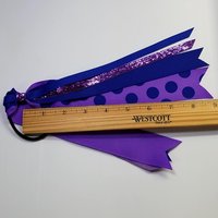 Royal Blue Purple Polka Dot 