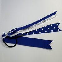 Dark Royal Blue Polka Dot 