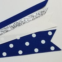 Dark Royal Blue Polka Dot 