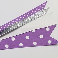 Light Orchid White Polka Dot