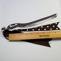 Brown White Polka Dot 