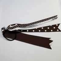 Brown White Polka Dot 