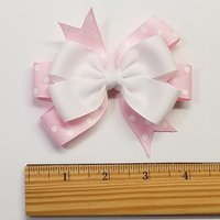 3.5" Baby Pink Polka Dot 