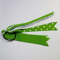 Apple Green White Polka Dot