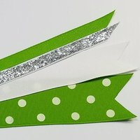 Apple Green White Polka Dot