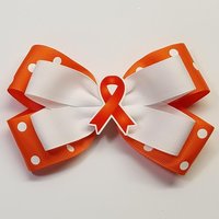 5" Orange Awareness Ribbon 