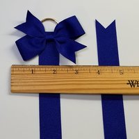Ribbon Bow Holder -GOLD D RING 